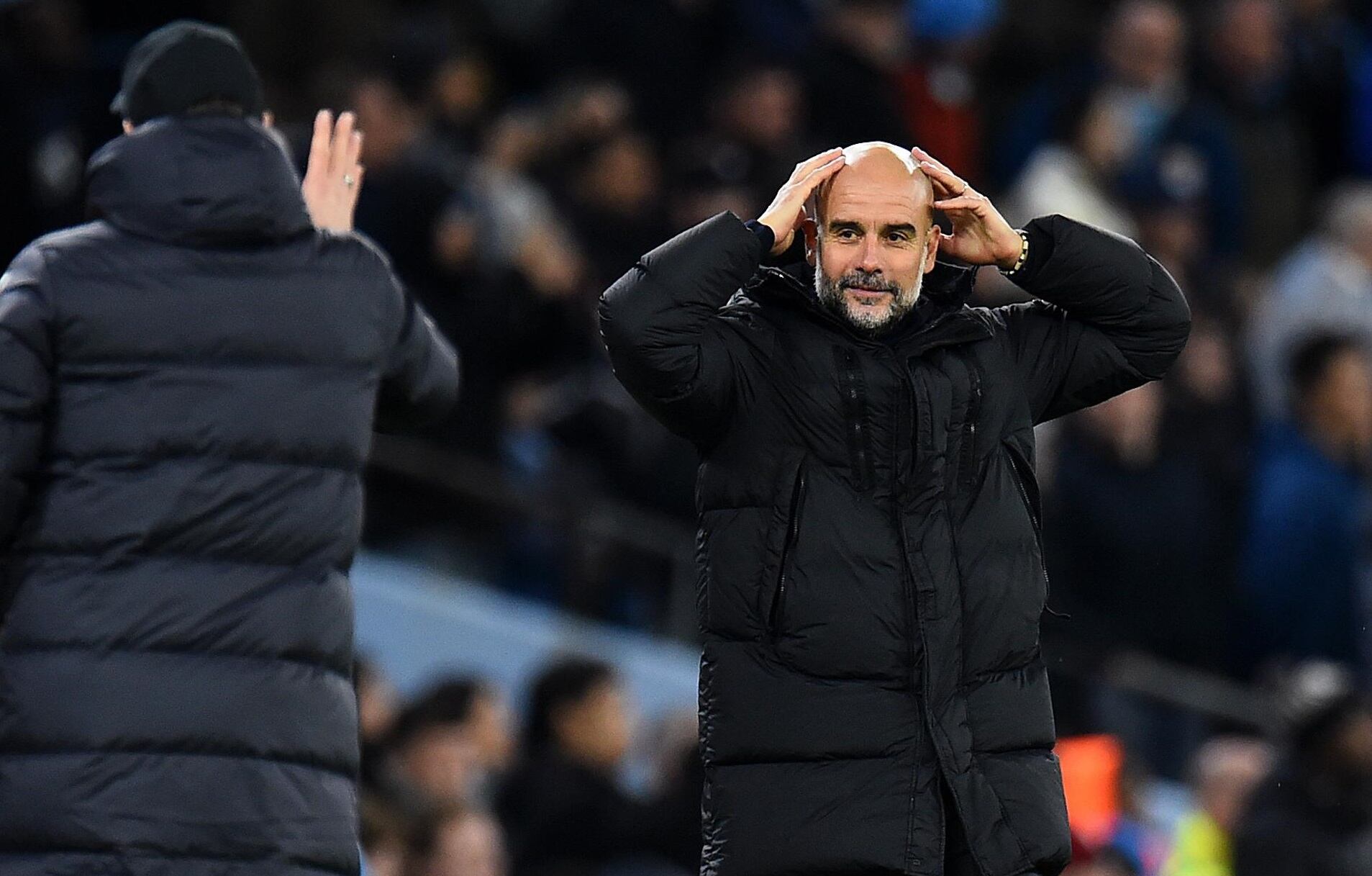 Pep Guardiola tras el empate ante el Chelsea / EFE