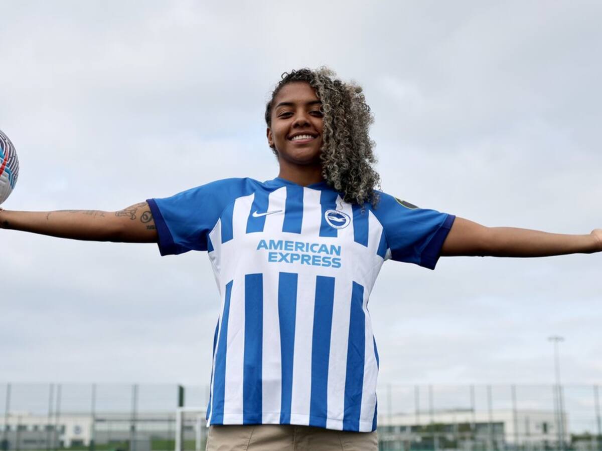 Jorelyn Carabalí ya viste los colores del Brighton de Inglaterra