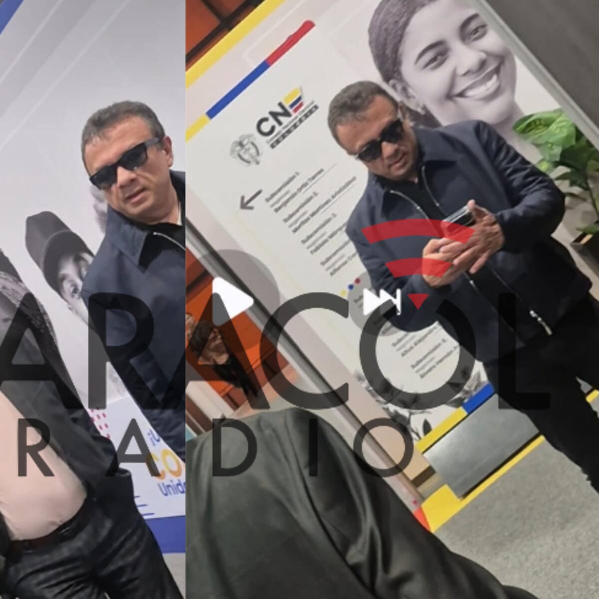 Aparece Eduardo Pulgar en el CNE: fotos surgen en medio de controversia por curul afro
