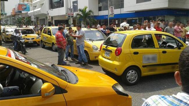 Taxista en Cúcuta.