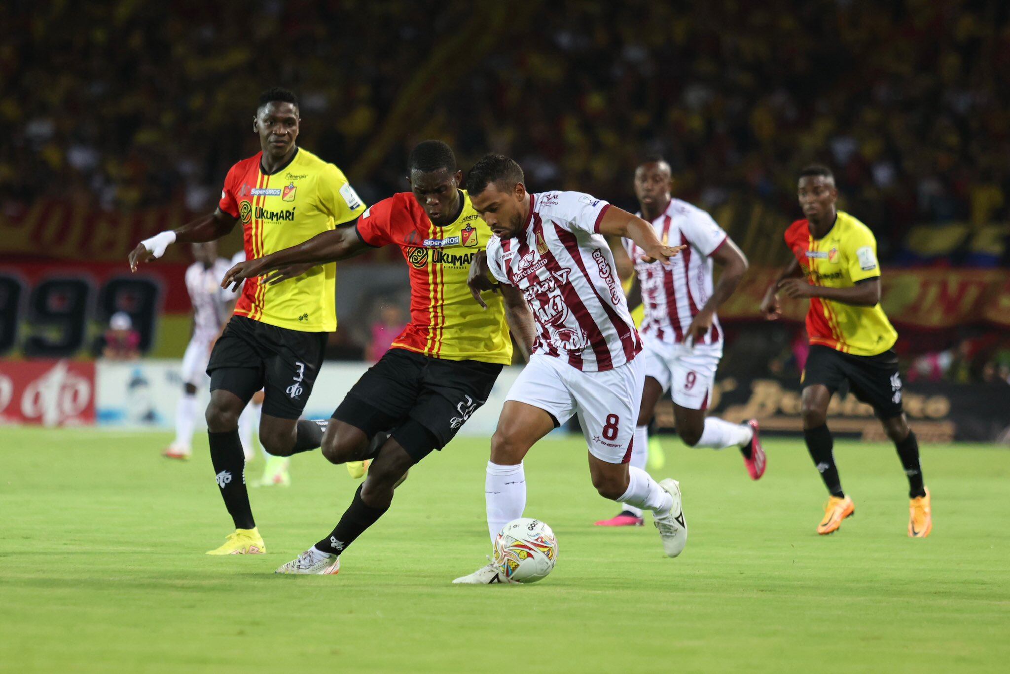 Partido entre Deportivo Pereira y Deportes Tolima por la fecha 7 de la Liga Colombiana / Foto: @cdtolima