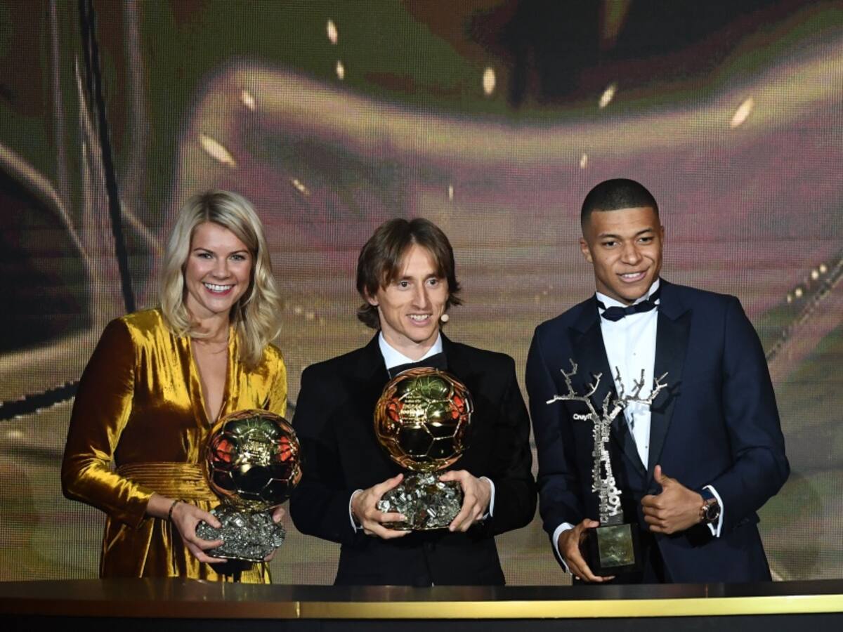Modric, Mbappé y Hegerberg, los mejores en el Balón de Oro