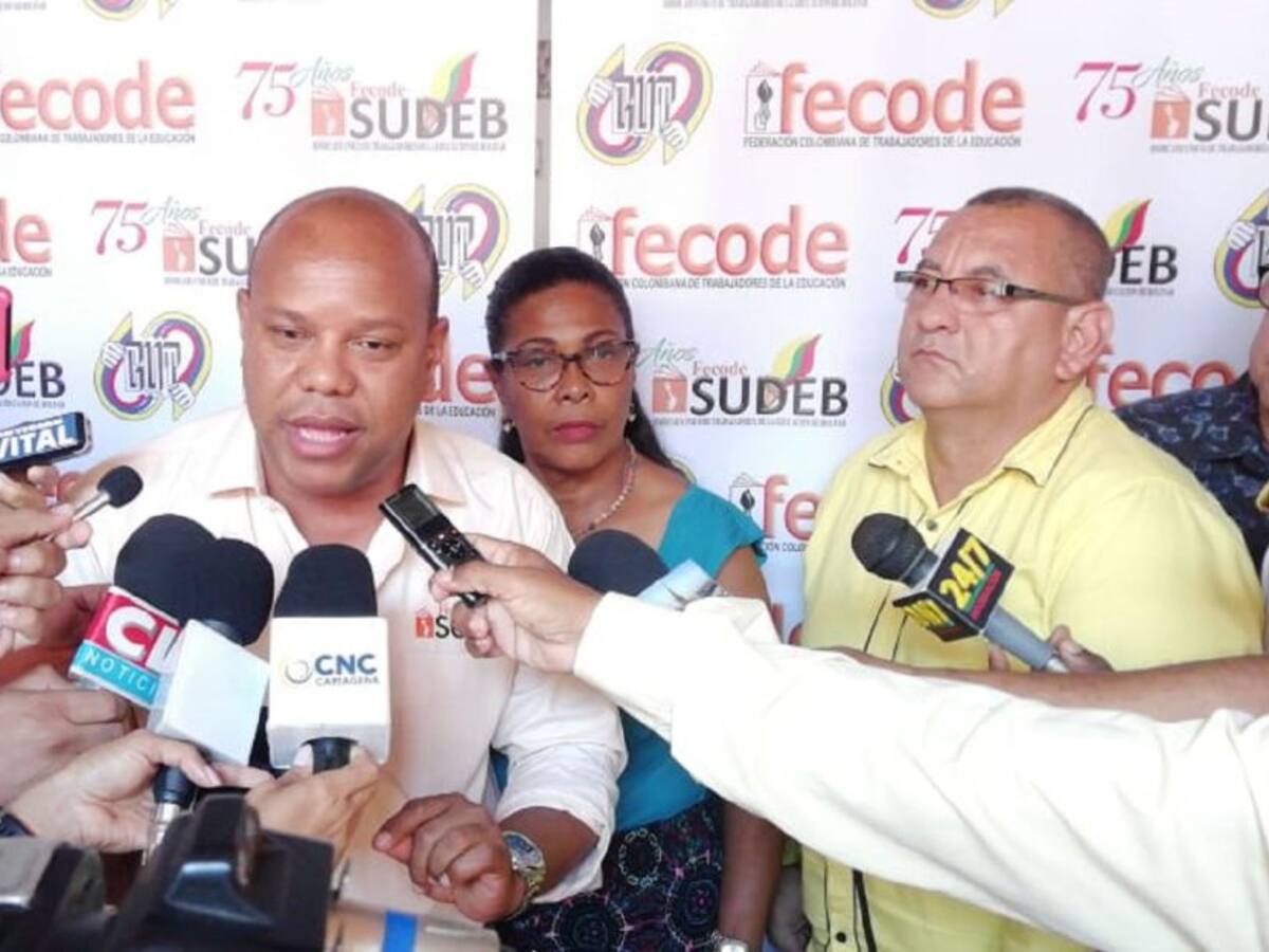 Convocan a comunidad educativa al paro de 48 horas en Cartagena y Bolívar