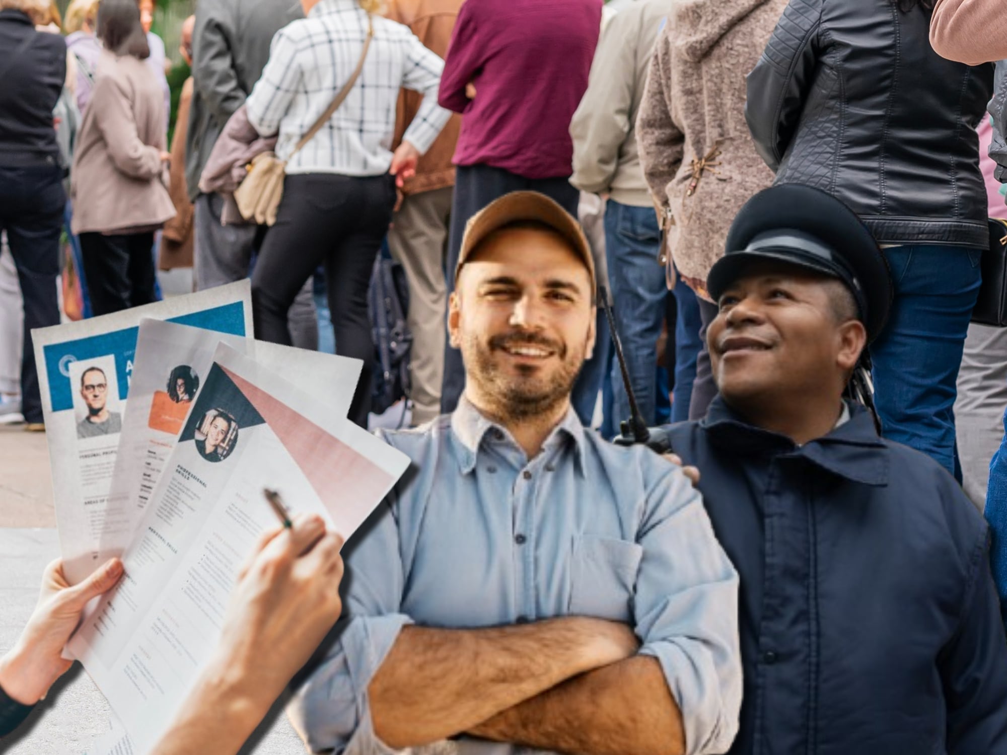 Imágenes de referencia de hojas de vida y oferta de empleo. Fotos: Getty Images