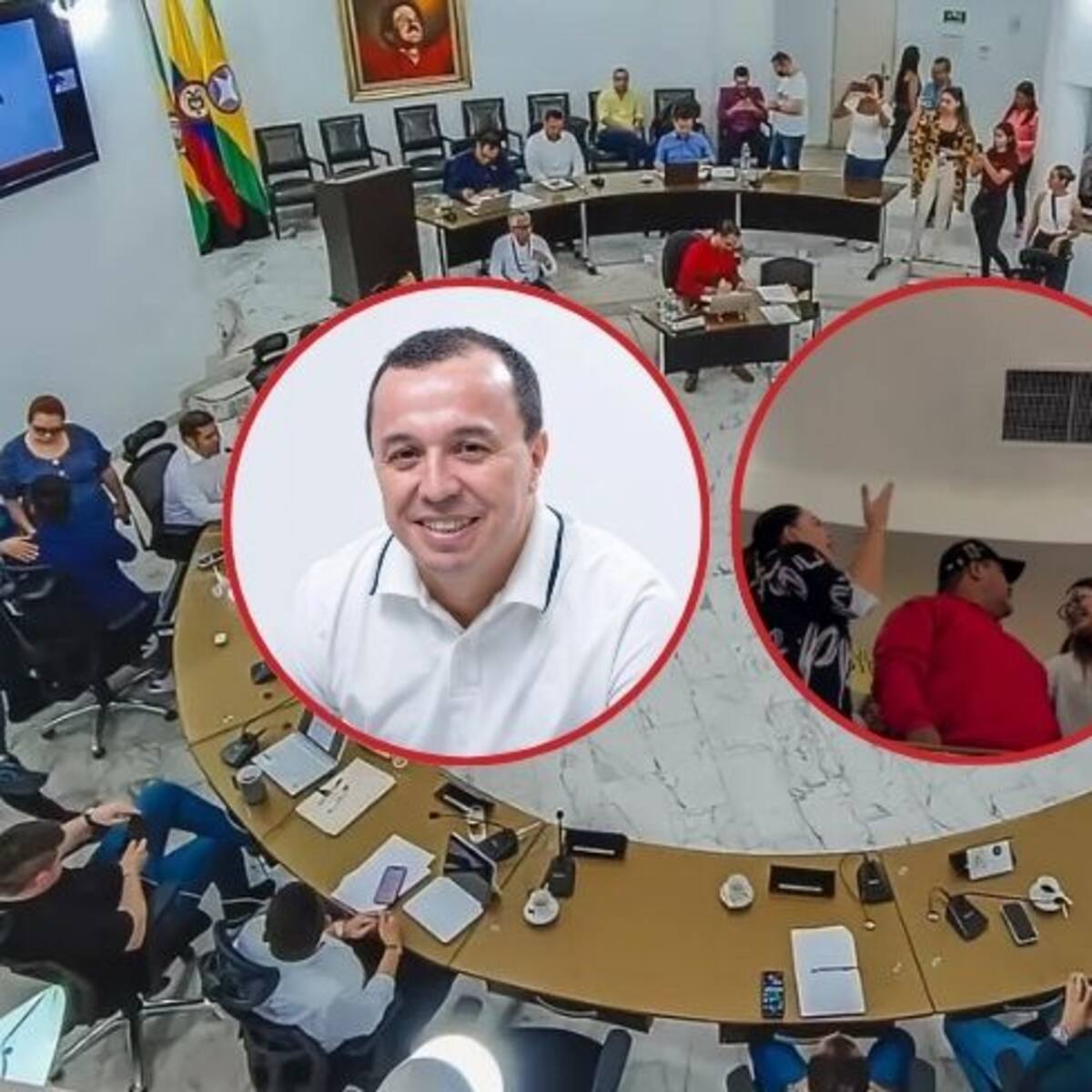 Debate por empréstito en Bucaramanga: plenaria suspendida, denuncias por amenazas y disturbios