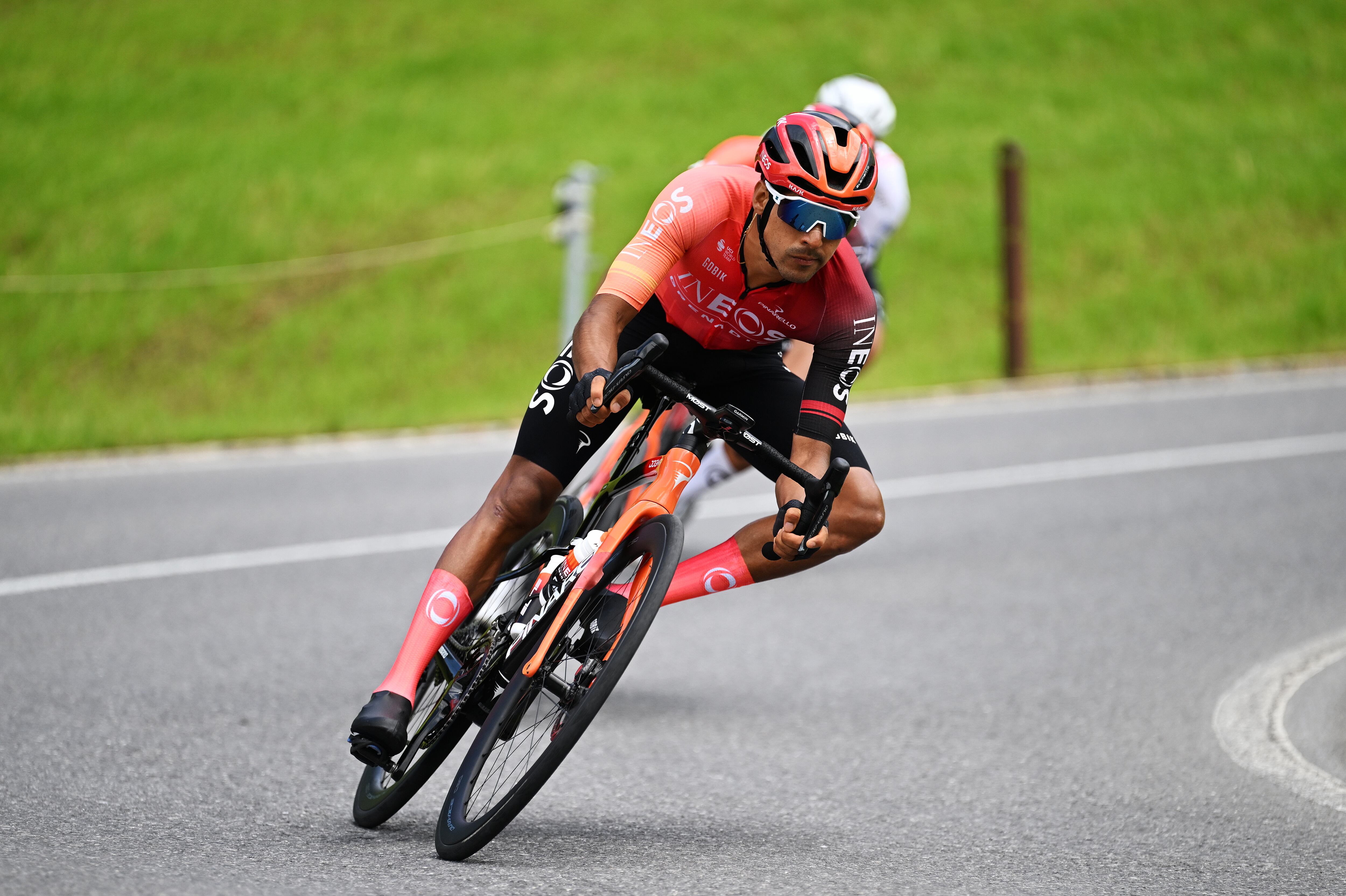 Brandon Rivera durante la segunda etapa de la Vuelta a Suiza.  (Photo by Tim de Waele/Getty Images)