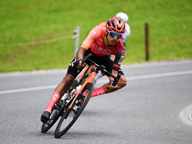 Brandon Rivera durante la segunda etapa de la Vuelta a Suiza.  (Photo by Tim de Waele/Getty Images)