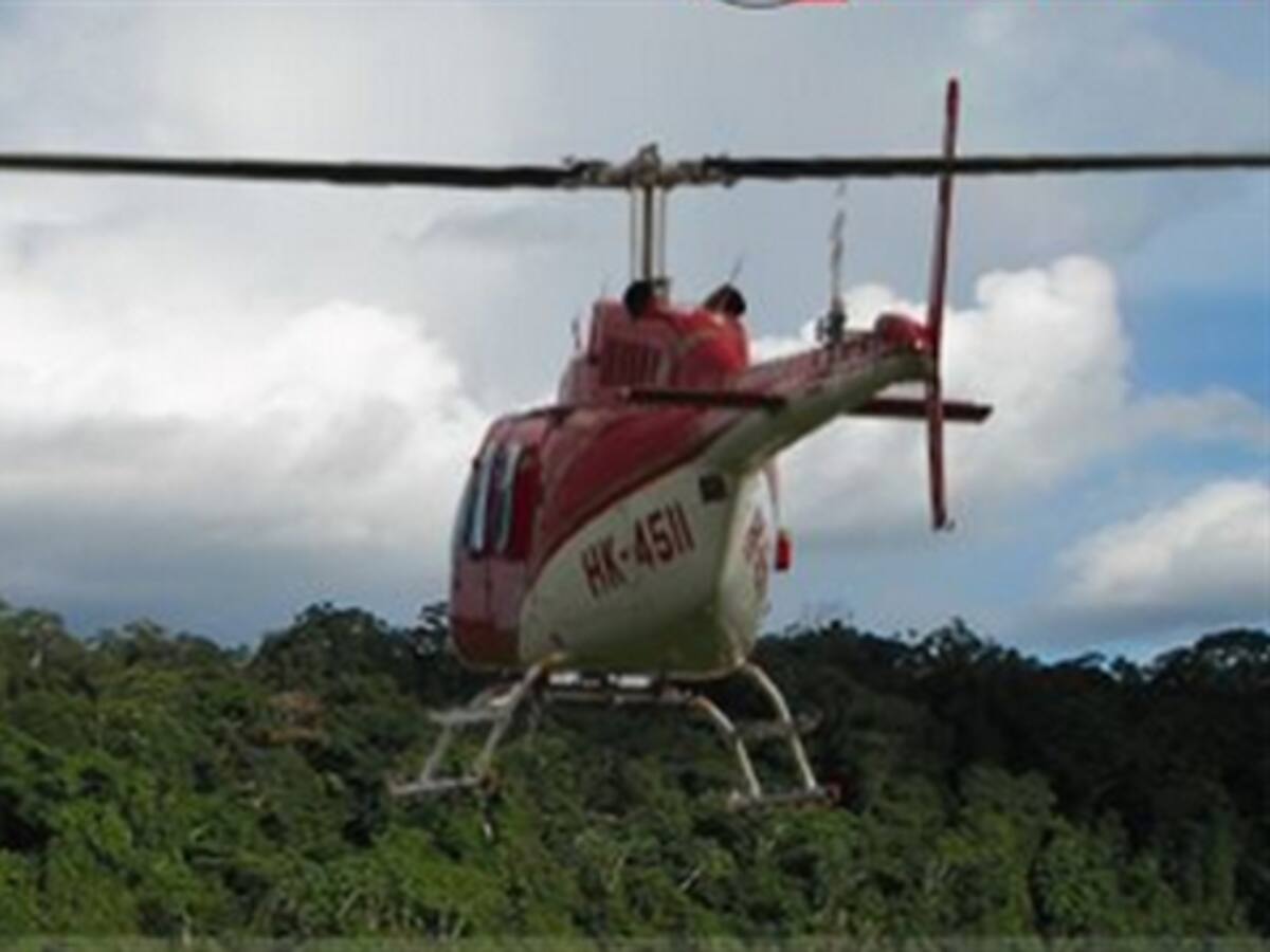 Piloto de helicóptero denunció que éste fue hurtado por los dos pasajeros