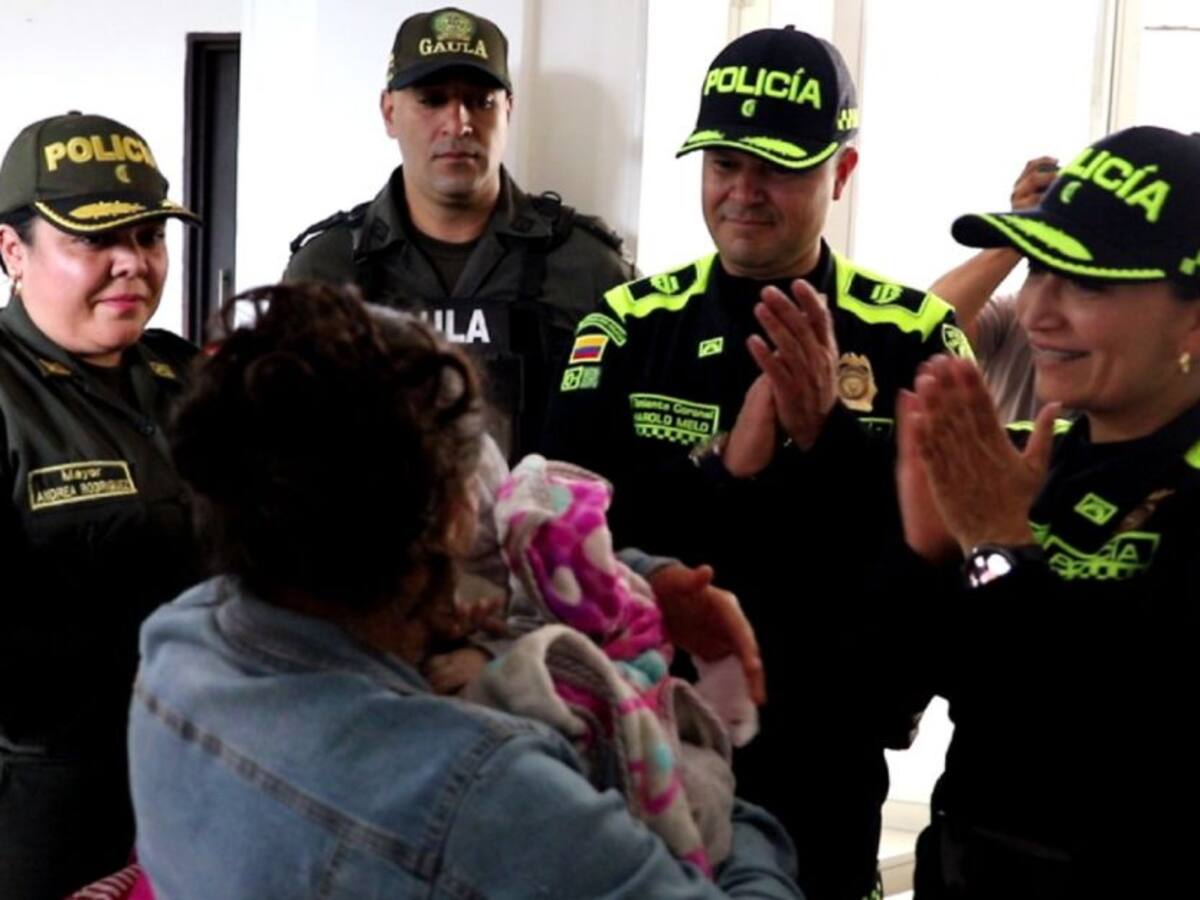 Rescatan a una bebé de dos meses que había sido raptada en Manizales