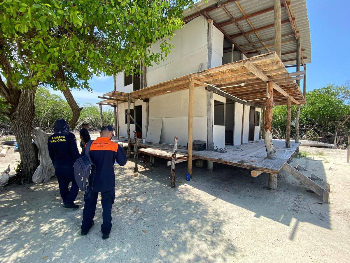 Dimar inspeccionó presuntas ocupaciones ilegales en Archipiélago de San Bernardo