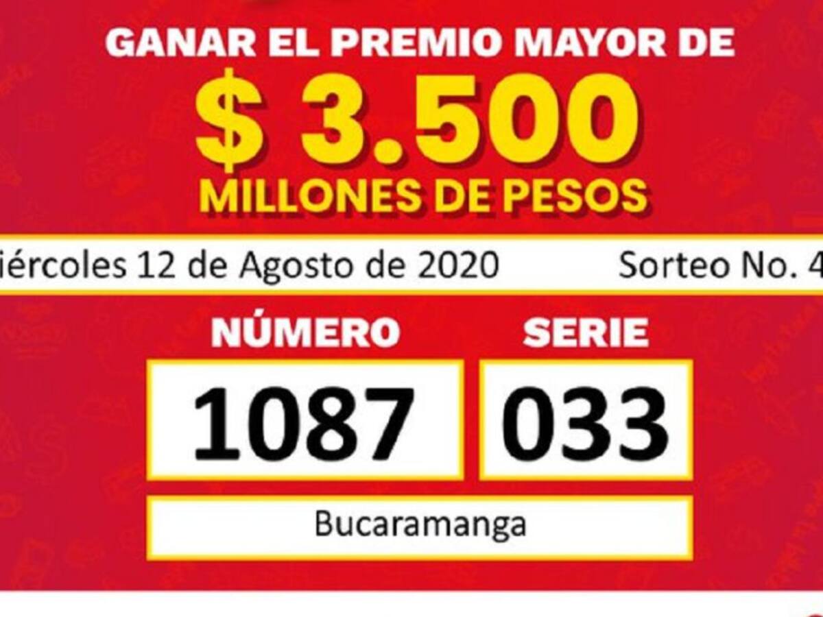 Nadie compró el mayor de la Lotería del valle en Bucaramanga
