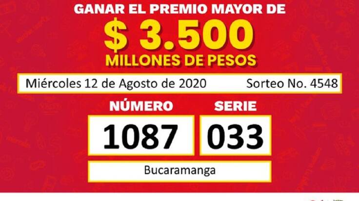 Nadie compró el mayor de la Lotería del valle en Bucaramanga