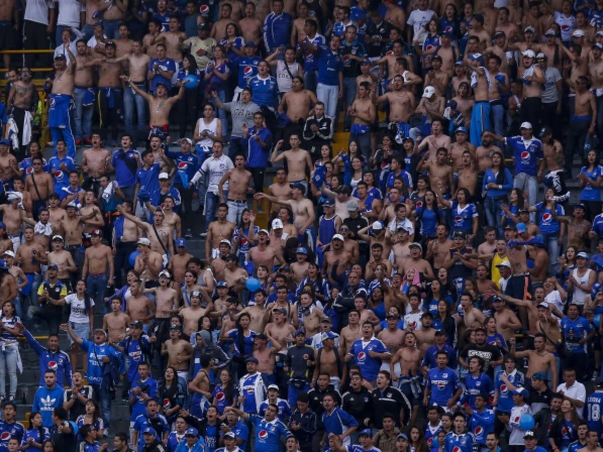 Hinchas de Millonarios no podrán asistir al clásico en Techo