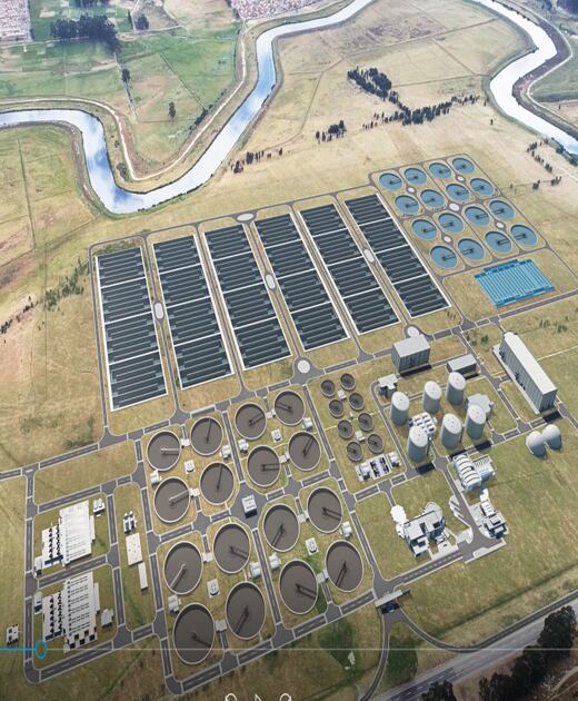 PTAR Canoas. Foto: Acueducto