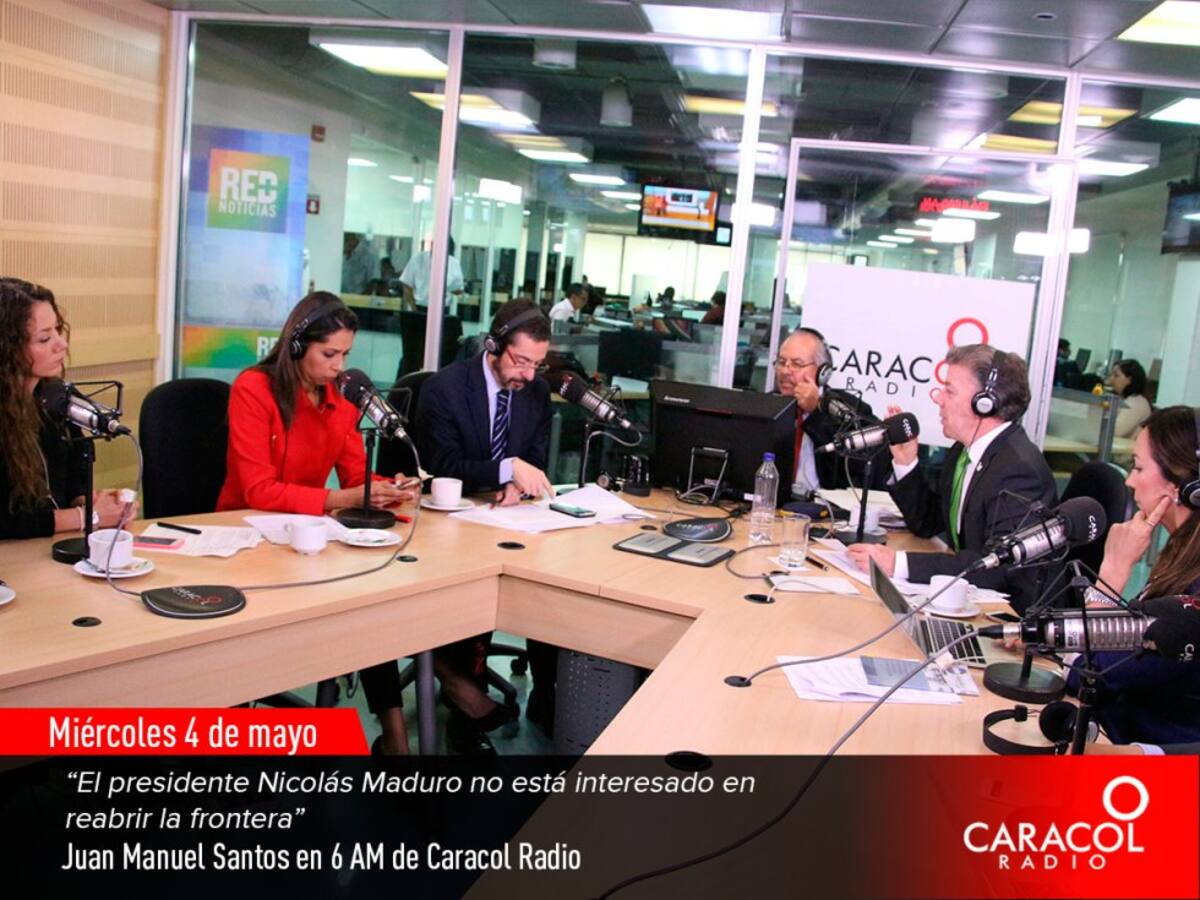 Santos se refirió a la relación bilateral de Colombia con Venezuela, especialmente en la zona limítrofe.