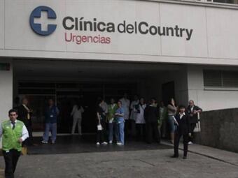 Clínica El Country, Bogotá. Foto: Colprensa.