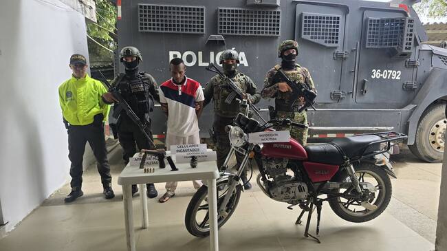 Operativo de la Policía Nacional en Tibú / Foto Cortesía