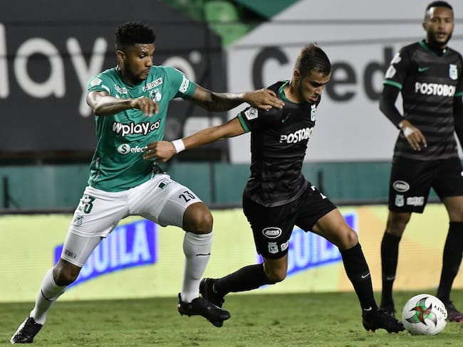 Nacional y Cali se enfrentan en juego pendiente por la séptima fecha del campeonato. (Cortesía Dimayor)