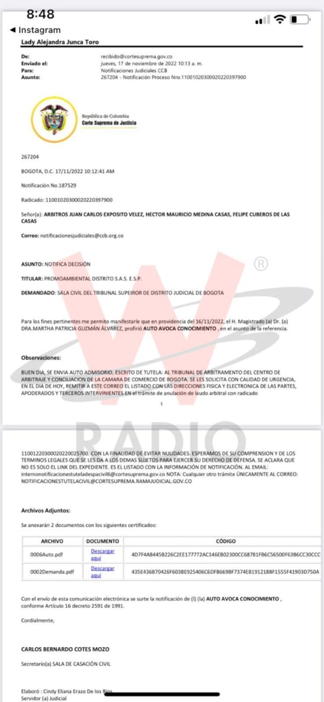 Lío jurídico por las basuras de Bogotá llegó hasta la Corte Suprema de Justicia por una tutela en la que PromoAmbiental.