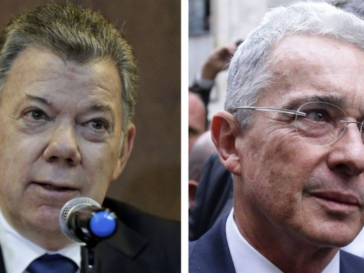 "Espero que descubra que la paz es mejor que la guerra": Santos a Uribe