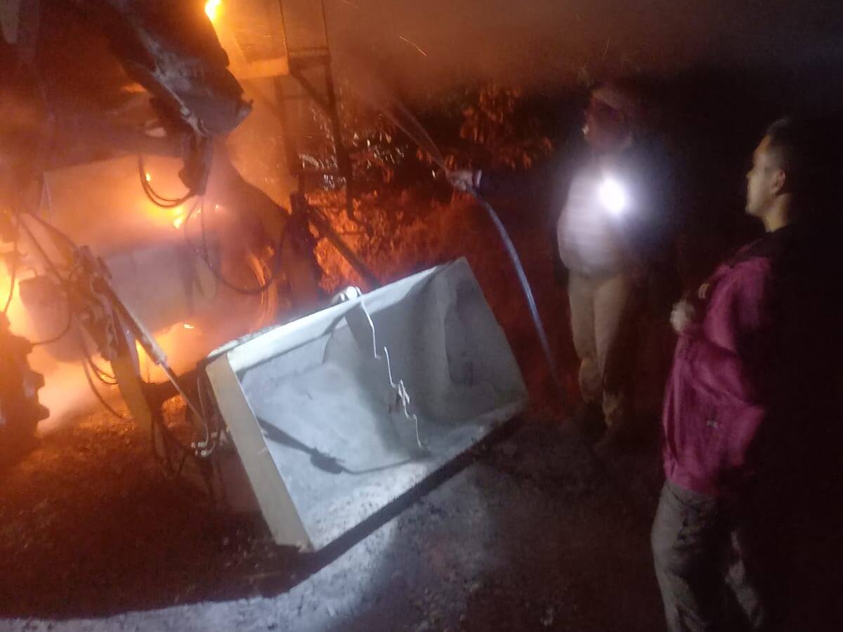 Nuevo ataque del ELN en Cesar destruye maquinaria que beneficiaría a campesinos