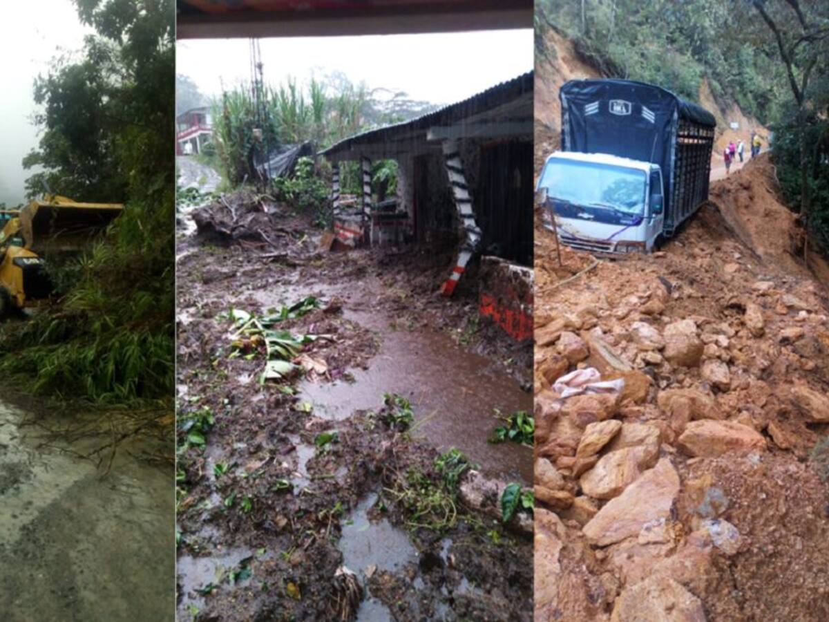 Alerta en vías de Caldas por afectaciones generadas por las lluvias