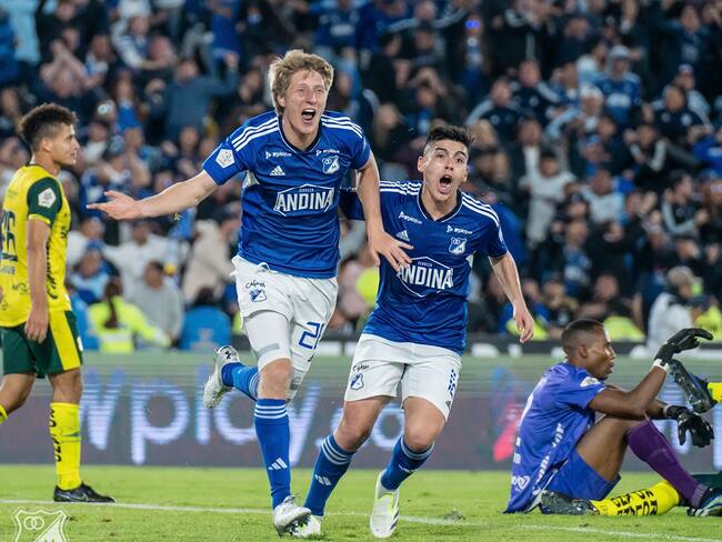 Millonarios venció al Atlético Huila con gol de Andrés Llinás / @MillosFCoficial