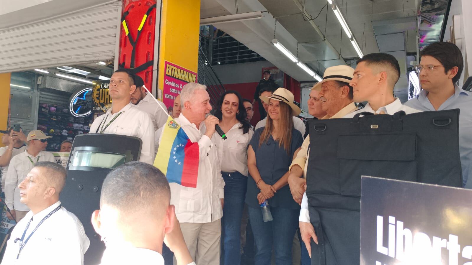 Expresidente Álvaro Uribe en Cúcuta / Foto: Caracol Radio