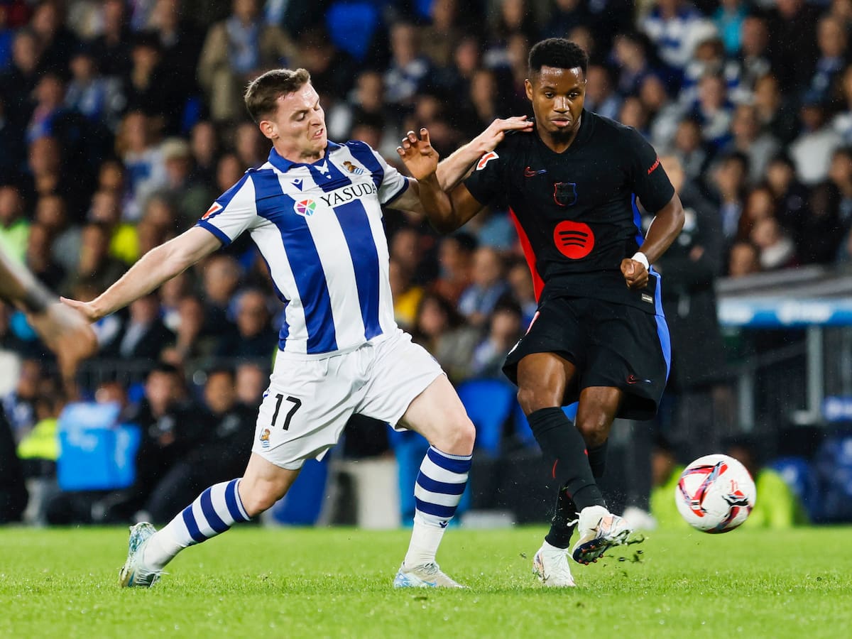 La Real Sociedad arruina la racha de victorias del Barcelona