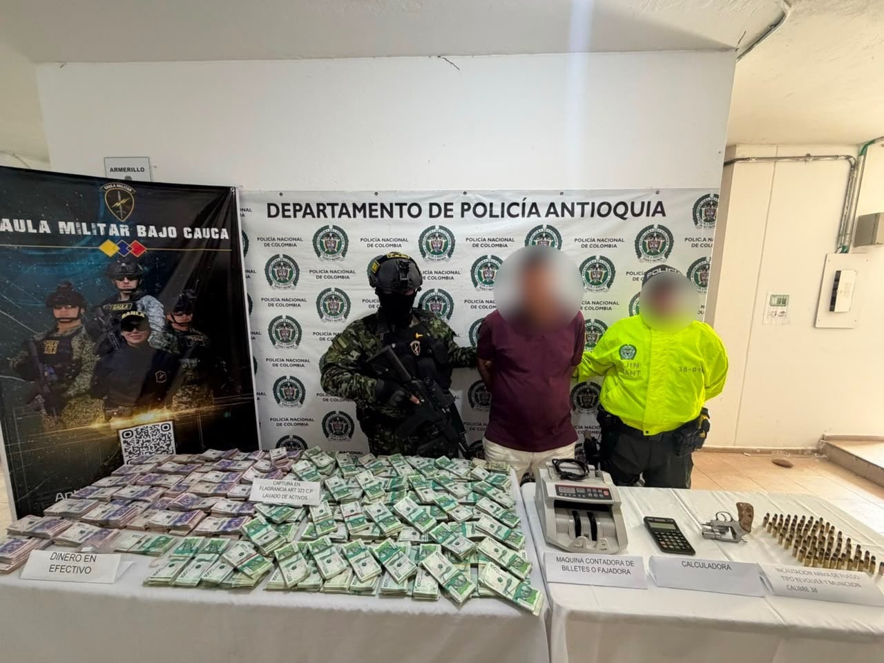 Capturado alias El Tuerto del Clan del Golfo - foto Séptima División