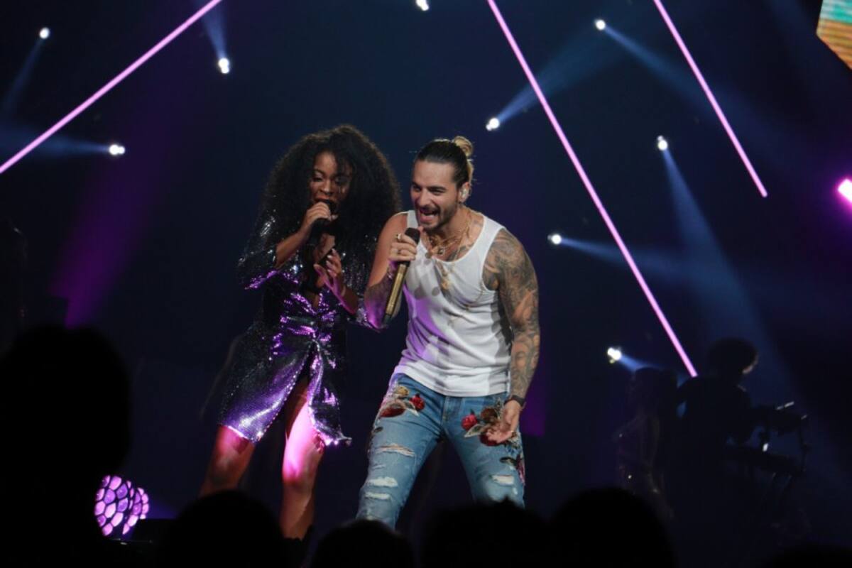 El show de Maluma dejó a más de uno sorprendidos por su gran actuación en el escenario. 