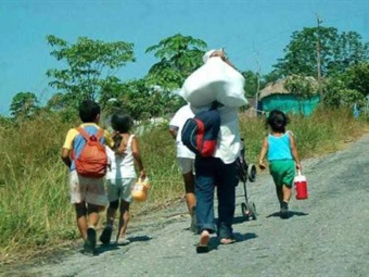 Más de 400 indígenas se desplazan en el Chocó por presión armada