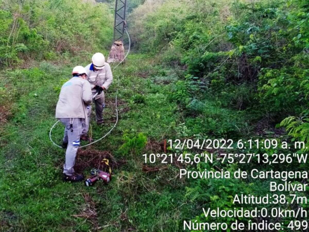 Otra vez hurto de cables dejó cuatro poblaciones de Bolívar sin energía