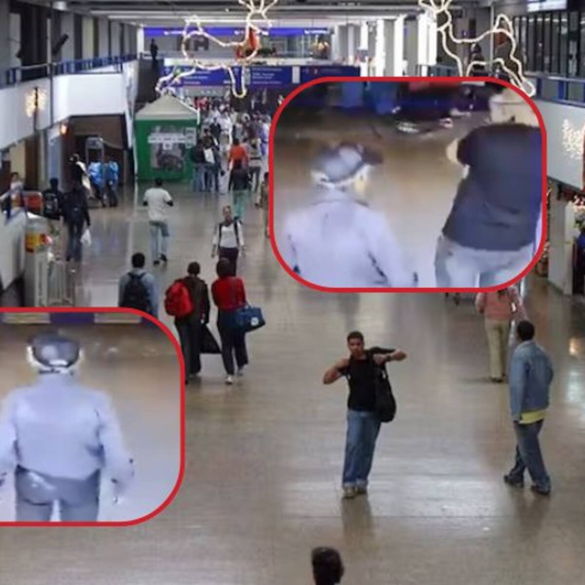 En Video: Adulto mayor atacó con cuchillo a dos personas en la Terminal de Transportes de Bogotá