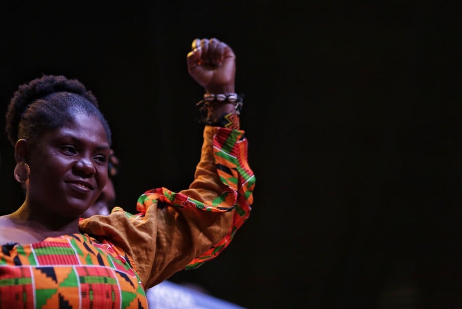 Francia Márquez y la pulla contra Gustavo Petro. Foto: Colpresa