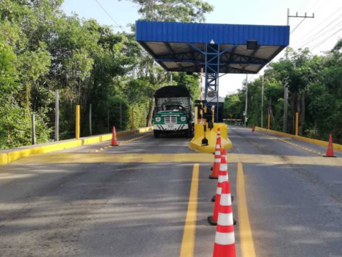 Logran rebajar tarifa del peaje La Caimanera de $13.000 a $900 pesos