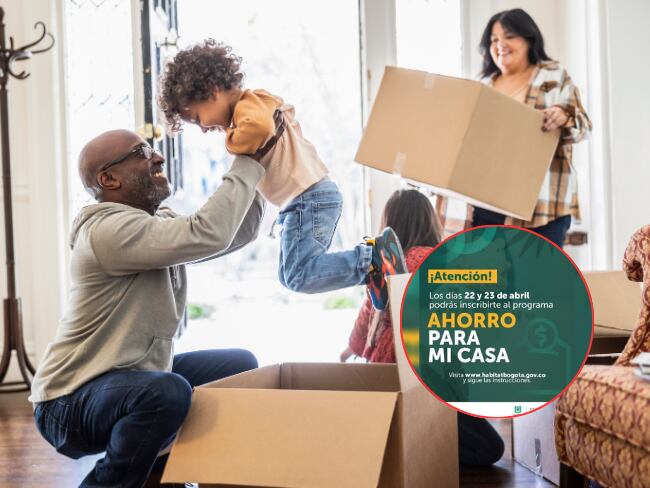 Imagen de referencia a una familia mudándose a su nueva casa/ Getty Images