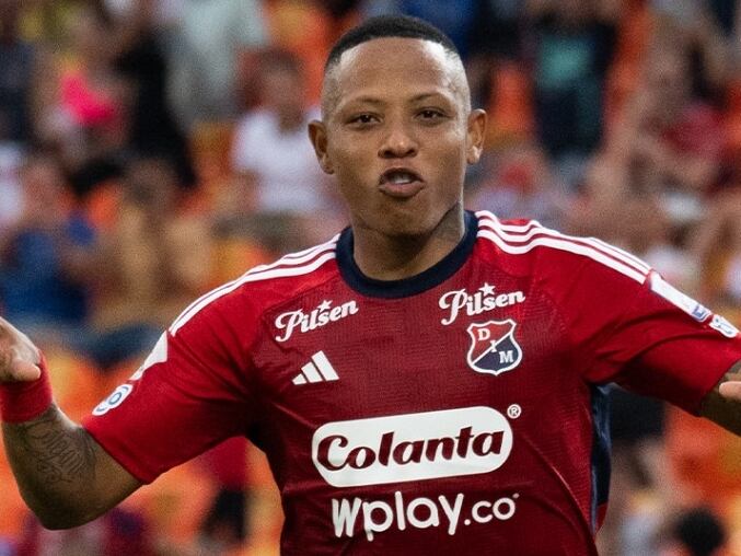 Jhon Vásquez le dio la victoria al Independiente Medellín / @DIM_Oficial