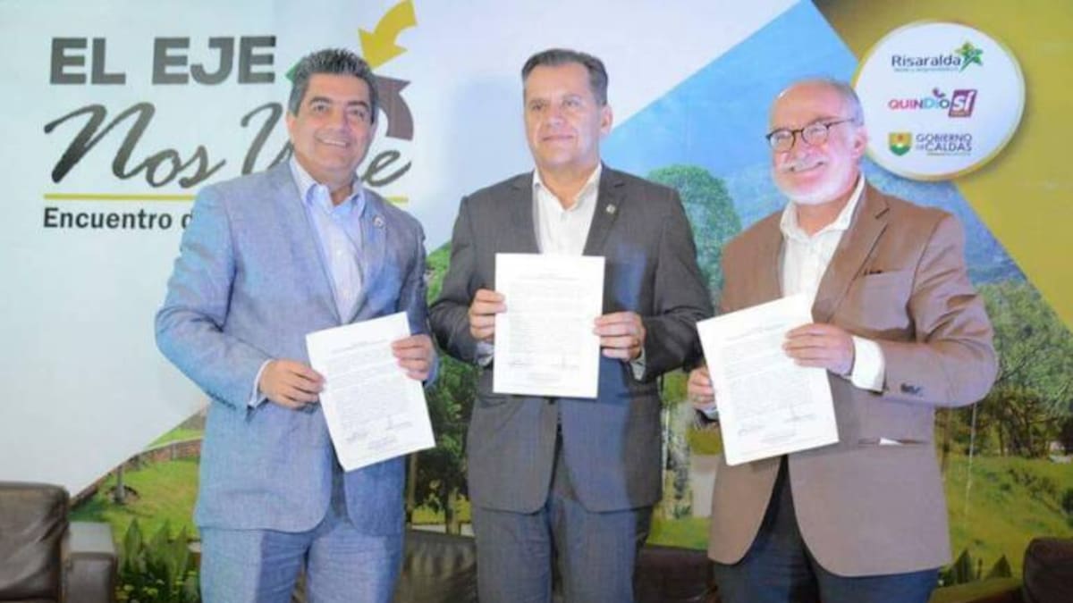 En Armenia se firma acta de la RAP del eje cafetero que integra, Caldas, Risaralda y Quindío