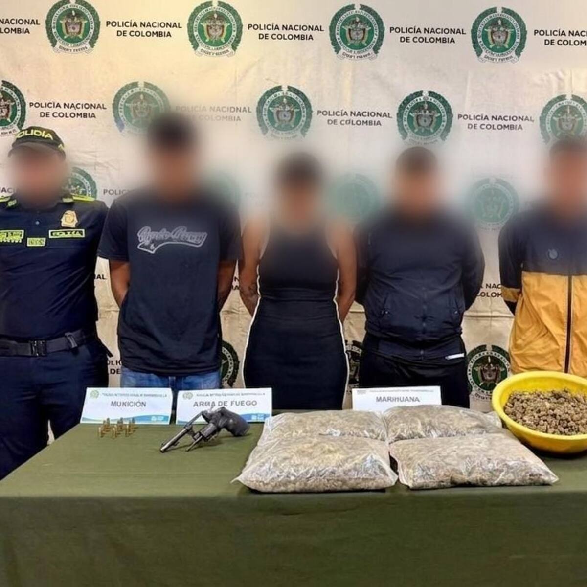 Capturan a cuatro presuntos integrantes de ‘Los Costeños’ en operativo en Barranquilla