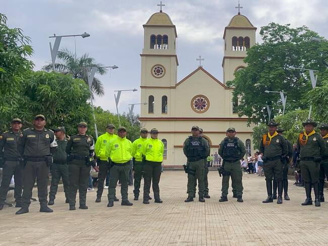 Activo dispositivo de seguridad para el Día Internacional de los Trabajadores en Bolívar