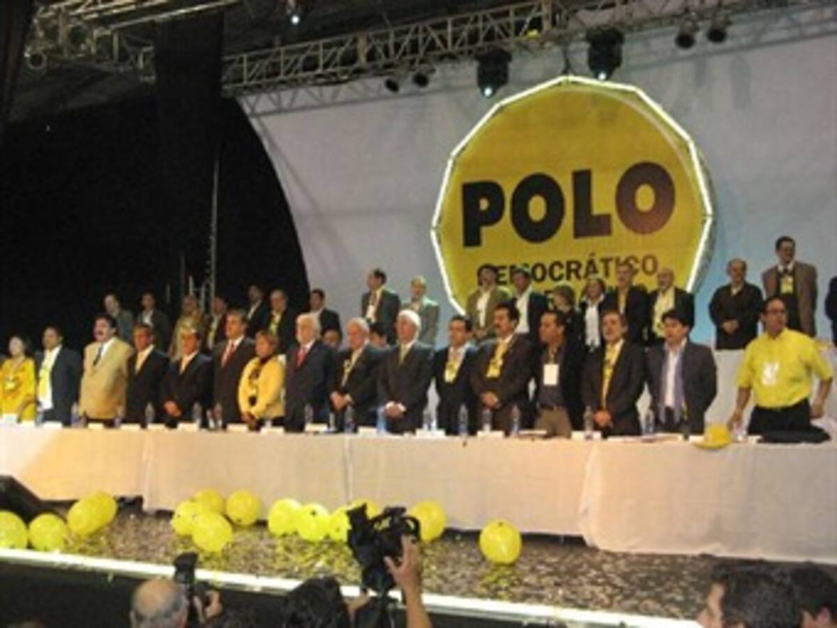 Terna del Polo: Mariela Barragán, Tarcisio Mora y Jaime Moreno