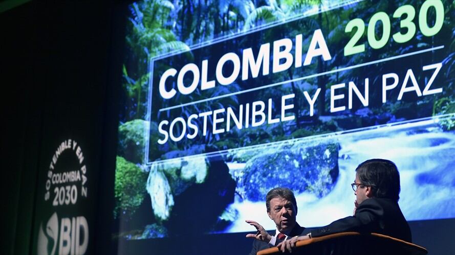El presidente Juan Manuel Santos defendió la necesidad de empezar a desarrollar desde ya las estrategias del posconflicto. Foto: Colprensa