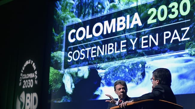El presidente Juan Manuel Santos defendió la necesidad de empezar a desarrollar desde ya las estrategias del posconflicto. Foto: Colprensa