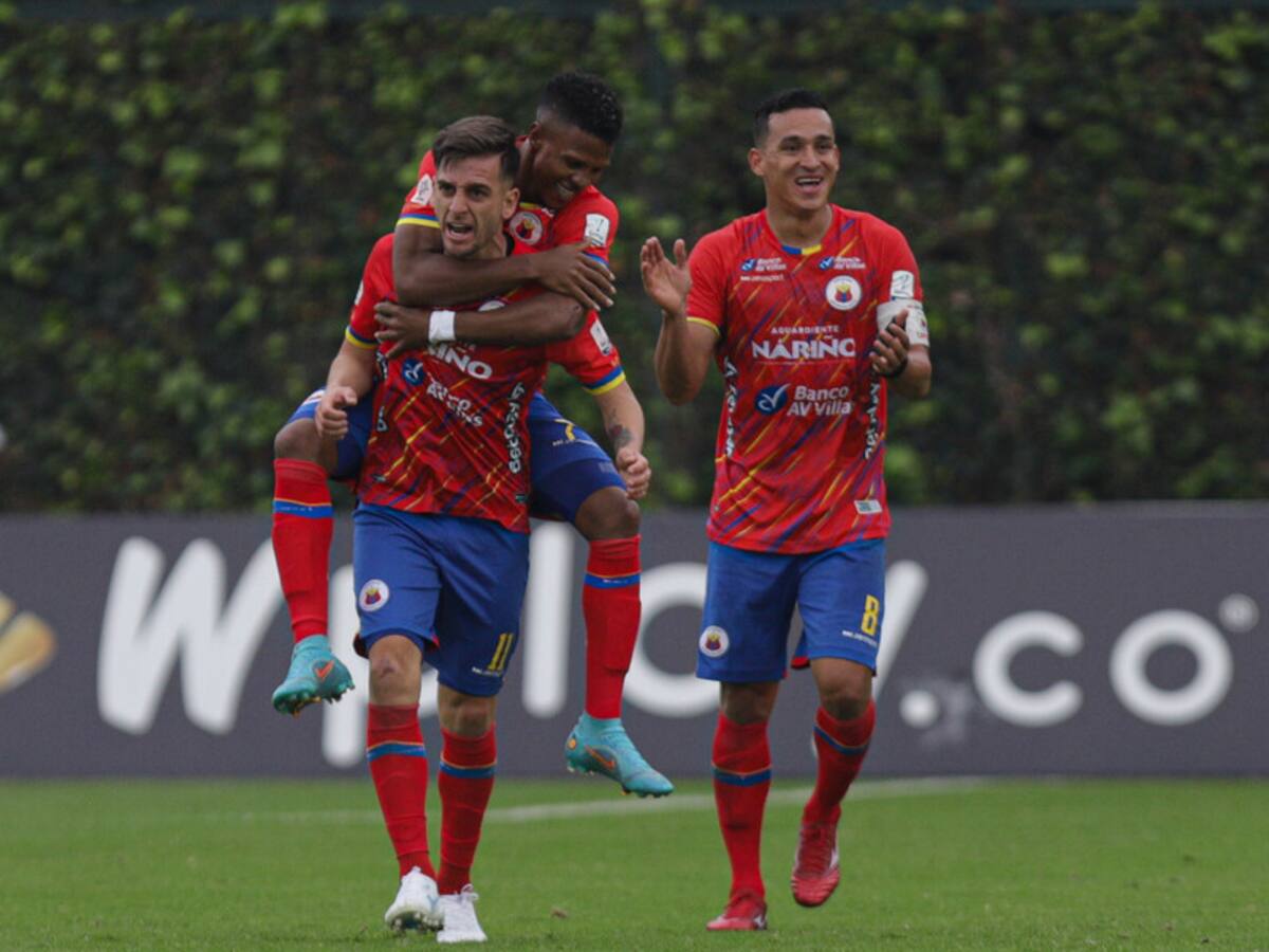 Agónica victoria del Pasto en Bogotá para ubicarse en lo más alto de la tabla