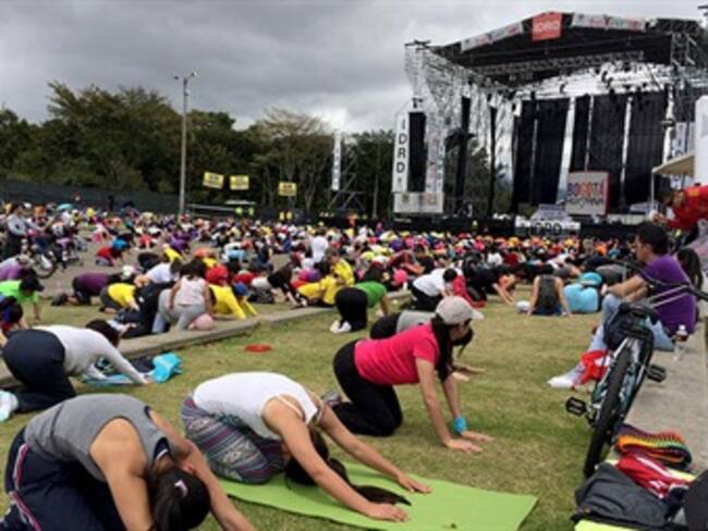 Bogotá tiene nuevo récord haciendo ejercicios de pilates
