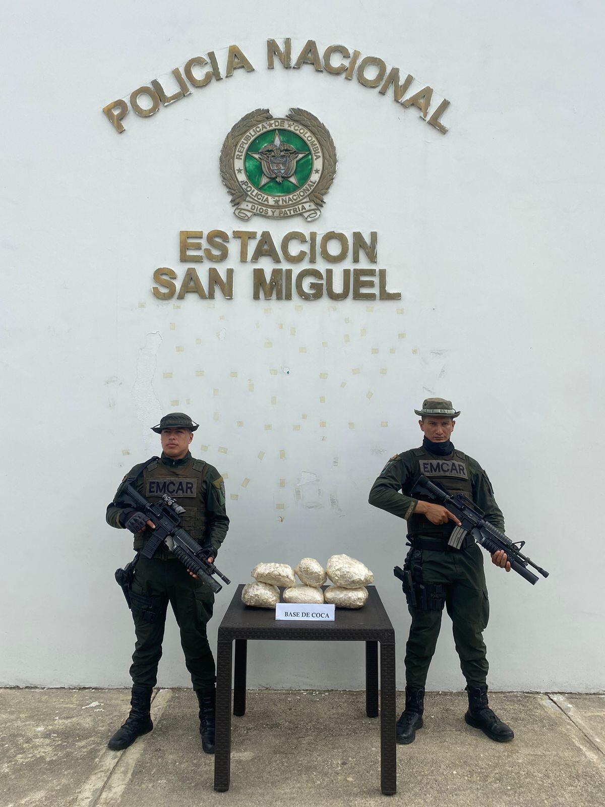 Cerca de 20 mil dosis de base de coca.