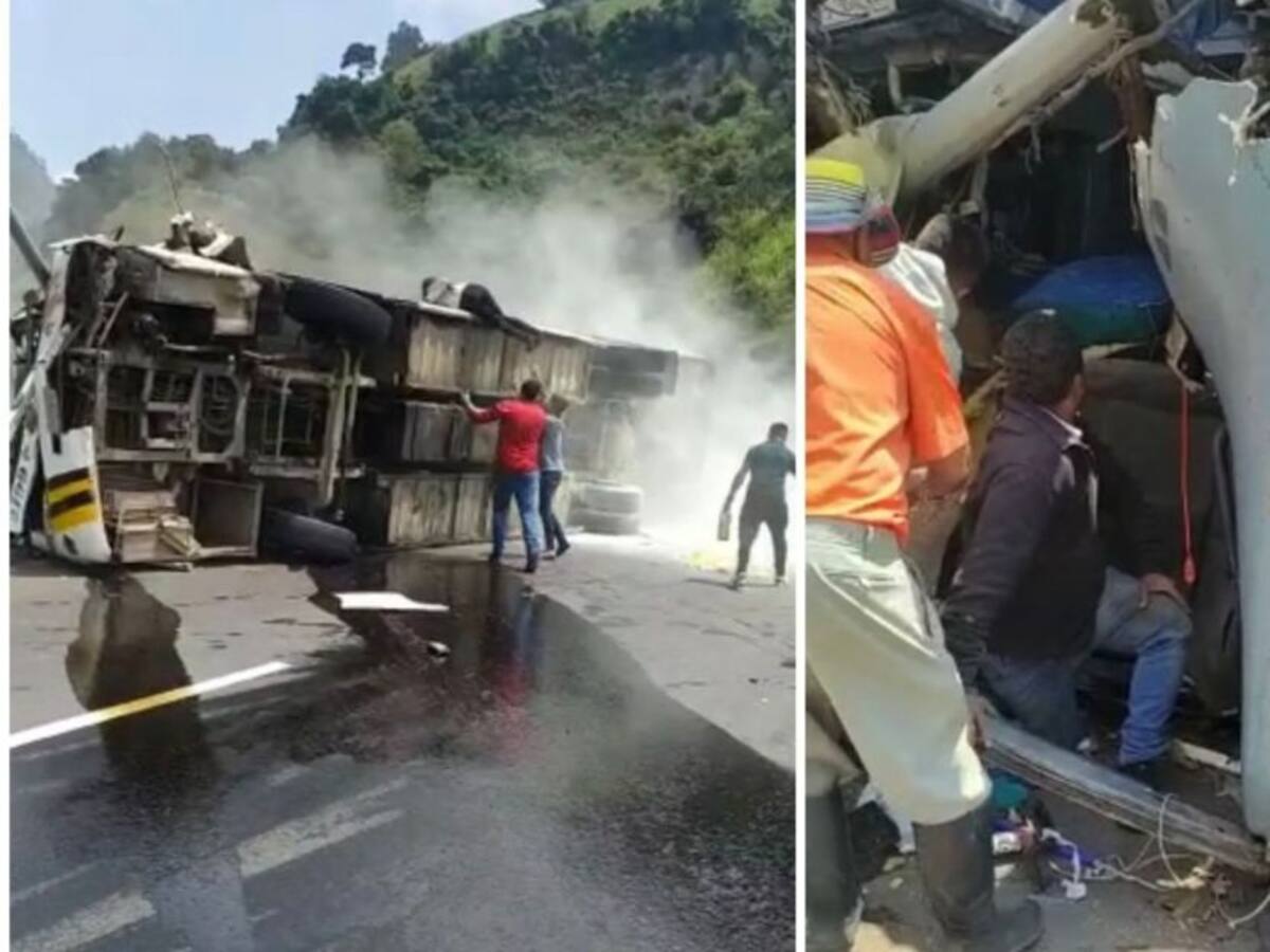 Cuatro muertos y 16 heridos en accidente en la vía Rumichaca-Pasto