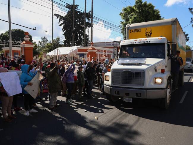 En Guatemala recolectores de basura protestan contra ley de reciclaje. Cortesía: Agencia EFE.