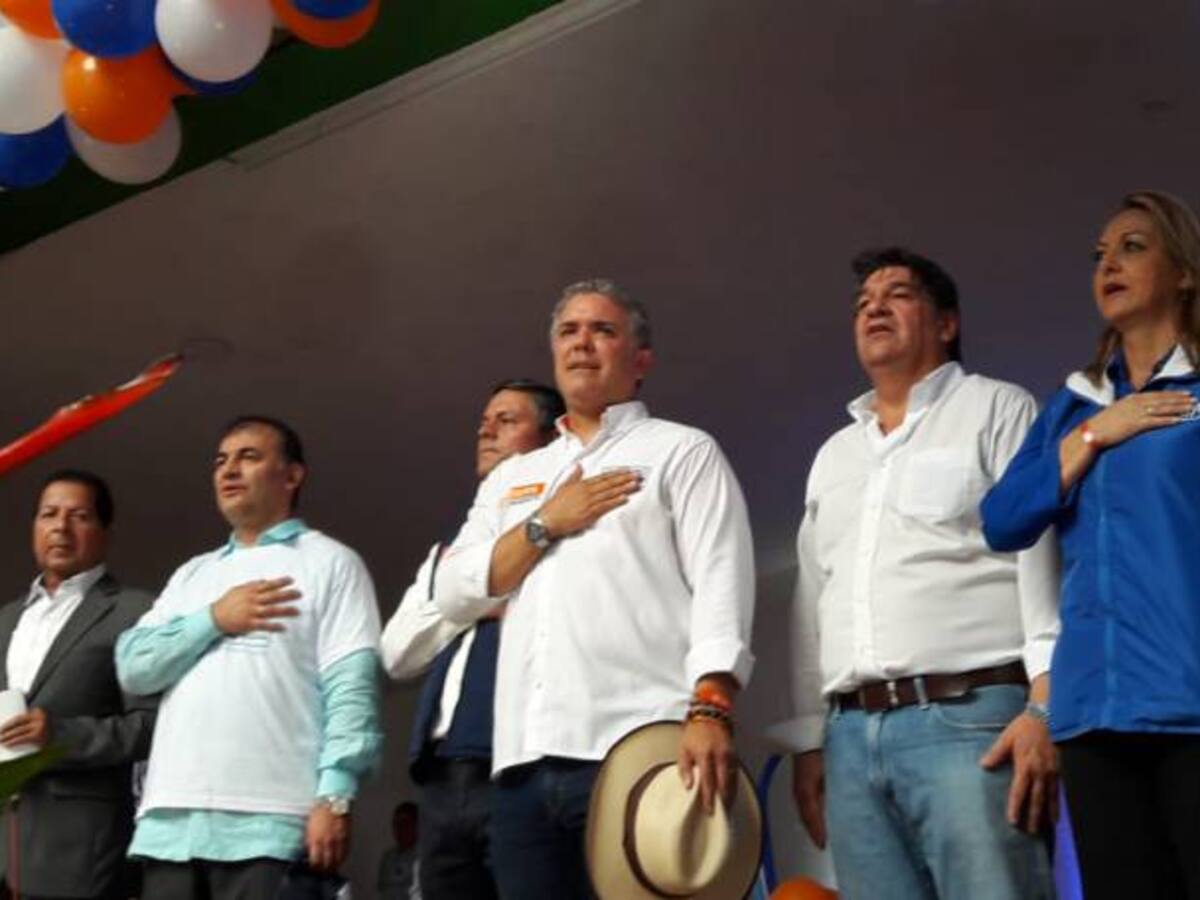 Triunfo Duque en eje cafetero es por respaldo a ex presidente Álvaro Uribe